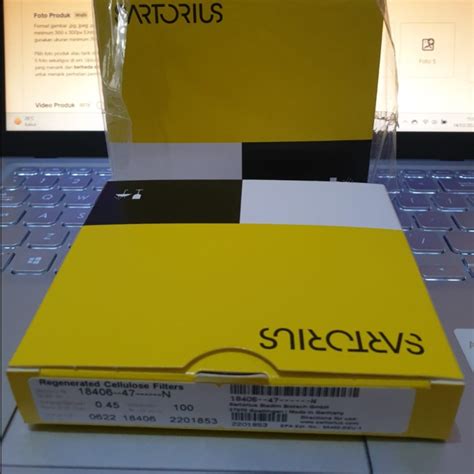 Jual Membran filter reagenerated cellulose, Sartorius, 18406-47-N - Kab ...