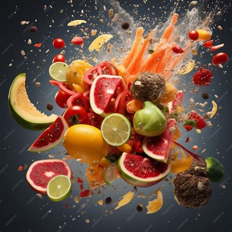 Image result for Exploding Food Drawing