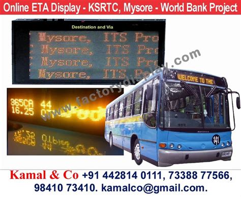 LED Destination Display - LED Bus destination display board ...