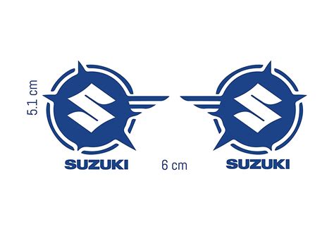 ISEE 360® Suzuki Rear View Side ORVM'S Mirror Car Exterior Vinyl Decal ...