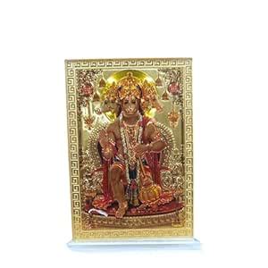 Ashirwad Punch Mukhi Hanuman Photo/Picture/Blessing Acrylic God Idol ...