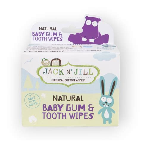 Jack N' Jill Natural Baby Gum & Tooth Wipes, 25 Wipes – BabyAmore