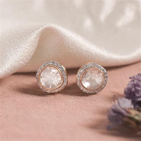 Buy The Eternal Diamond Polki Earrings Online - Polki Stories – Polki ...