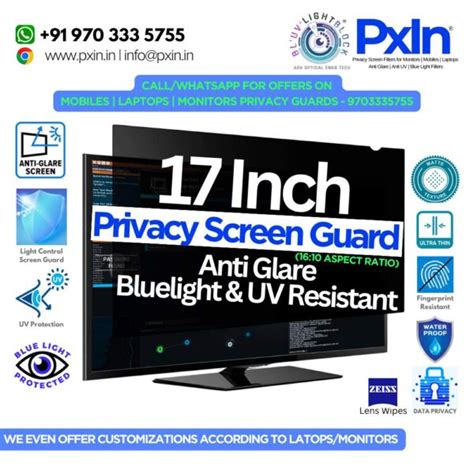 Privacy Screen Guard for 17 inch (16:10) Laptop | No.1