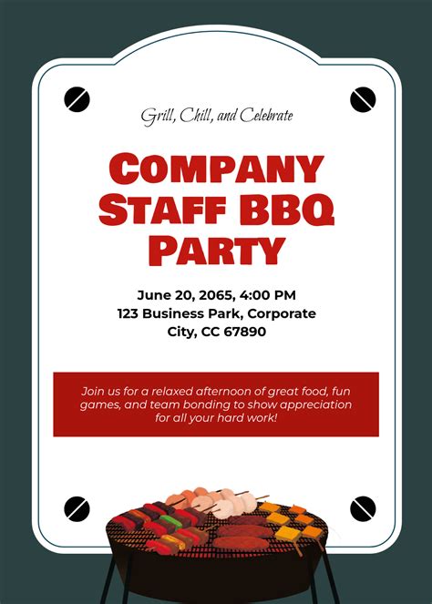 Free Bbq Invitation Templates, Editable and Printable