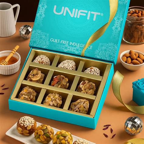 Unifit Decadent Laddoo Box | Premium Indian Sweets | Assorted Festive ...