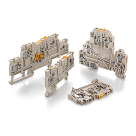 Weidmeuller Disconnect terminal blocks and test disconnect terminal bl ...