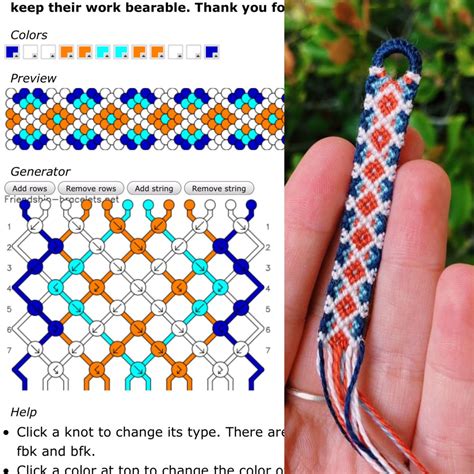Embroidery Thread Bracelet Patterns