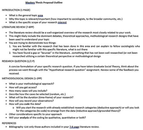 Image result for Sample Proposal Outline