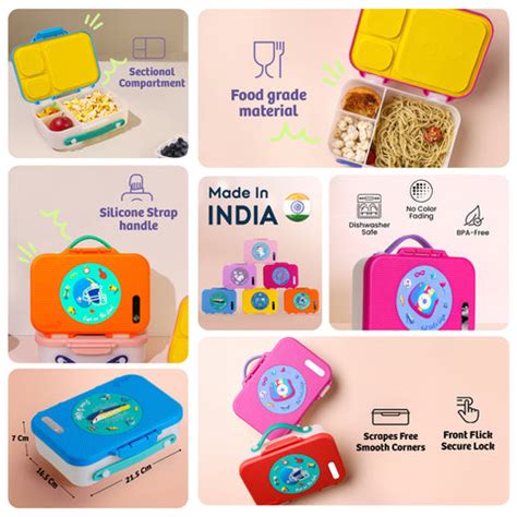 Munchbee Divided Lunch Box for Kids - Rabitat