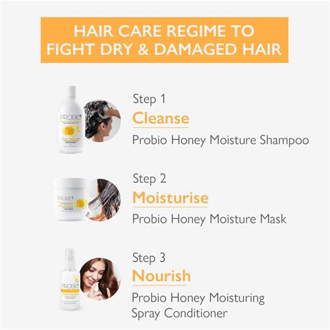 Probio Honey Moisture Duo (250ml, 200g) | FOR DRY AND DAMAGED HAIR