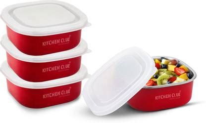 Flipkart.com | KITCHEN CLUE Microwave Safe Stainless Steel Lunch ...