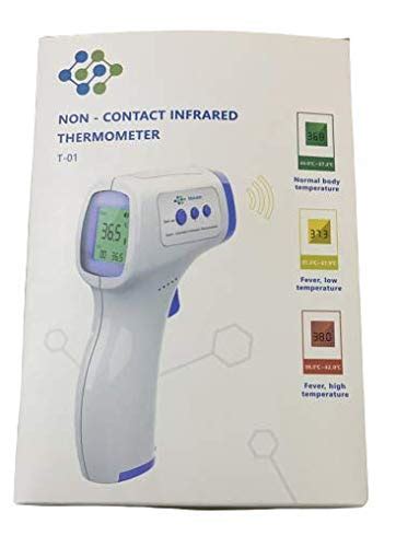 Quality Zone Digital Infrared Forehead Thermometer Gun for Fever, Body ...