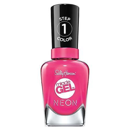 Sally Hansen Miracle Gel Neon Nail Color, Fuchsia Fever | Walgreens