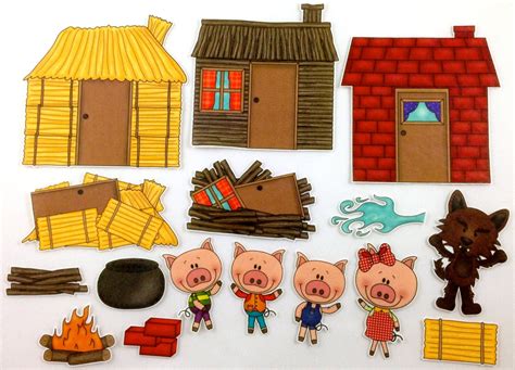 Three Little Pigs Story Houses