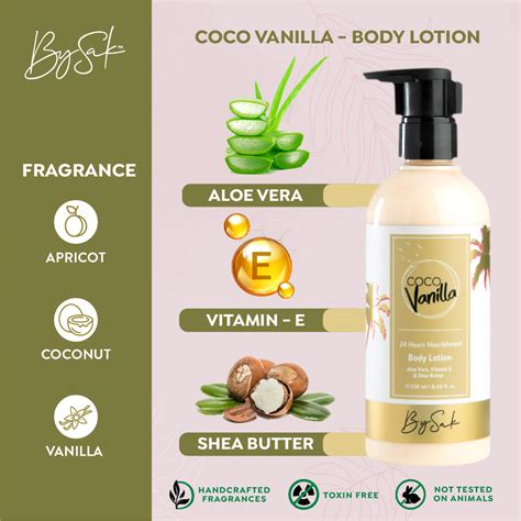 Coco Vanilla - Body Lotion – BySakWellness
