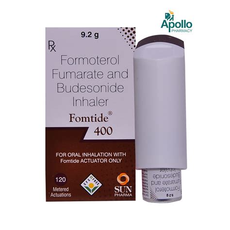 Fomtide 400 Inhaler 120 mdi Price, Uses, Side Effects, Composition ...