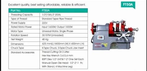 Image result for Rex Pipe Threading Machine