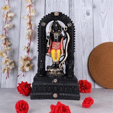 Buy Swadeshi Decors Big Size Polyresin 3D Ram Lalla Ayodhya's Shree Ram ...