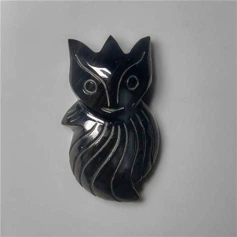 Buy Black Onyx Calcifer Carving Online at CabochonsForSale – Gemstones ...