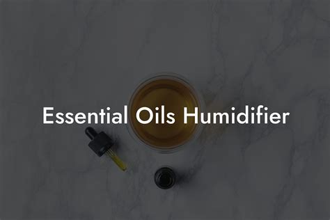 Image result for Humidifier with Essential Oils