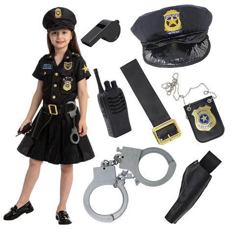 Police Woman Costume For Girls