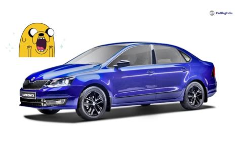 Skoda Rapid Onyx Edition launched; Looks Amazing in Blue! » Car Blog India