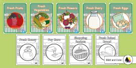 Farmer's Market Dramatic Play Price List Posters