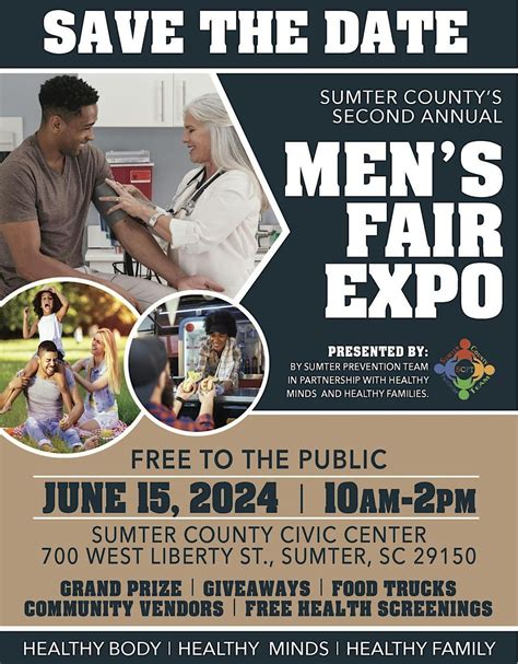 MEN’S FAIR EXPO ~ HEALTHY BODY| HEALTHY MINDS| HEALTHY FAMILIES, Sumter ...