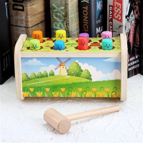 Wooden Hammer Beats Game - MyLittleTales