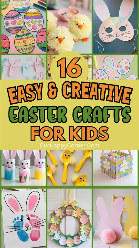 20 Easter Crafts for Kids ideas in 2025 | easy easter crafts, easter ...