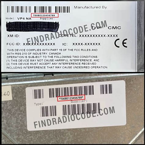 How to Find Radio Code 的图像结果