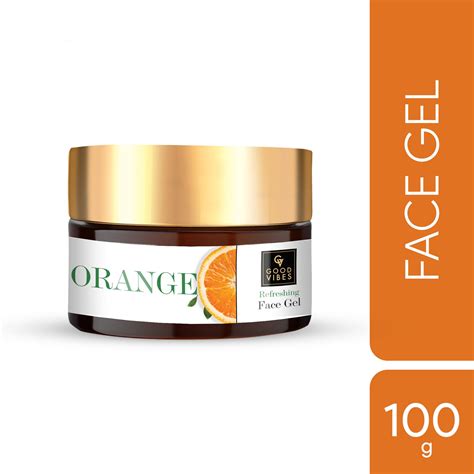 Buy Good Vibes Orange Refreshing Face Gel | Anti-Ageing, Hydrating ...
