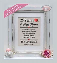 26 Wedding Anniversary Gift by 26th Anniversary 26 Years Married 26 Years By 26 Wedding Anniversary Gift