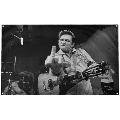 Johnny Cash Middle Finger