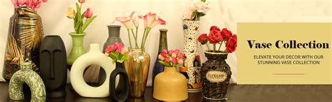 TIED RIBBONS Flower Vase for Home Décor (Ceramic, Green, 20.3 cm X 8 cm ...