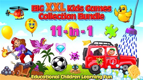 Big XXL Kids Games Collection Bundle 11-in-1 Educational Children ...