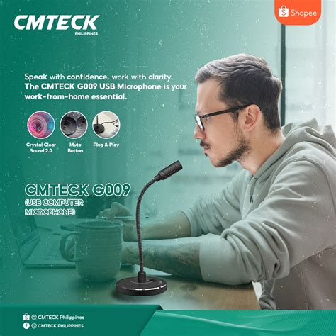 Image result for Cmteck USB Computer Microphone G009