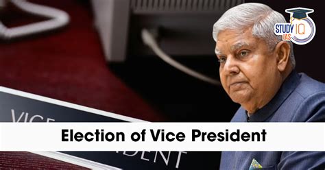 Election of Vice President in India | Vice-Presidential Election 2025