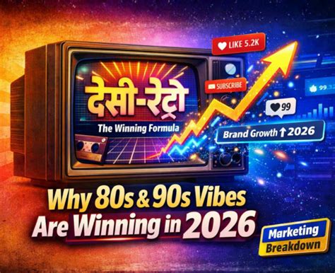 The "Desi-Retro" Formula: Why Indian Brands are Winning with 80s & 90s ...