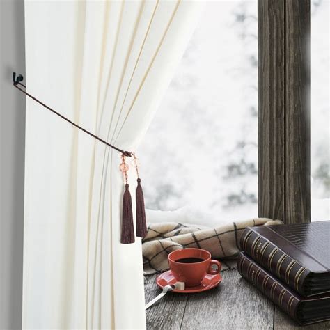 Buy DECO WINDOW Brown Beaded Tassel Curtain Tieback - 2 Pcs from Deco ...