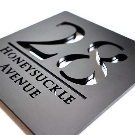 K Smart Sign Bellissima S1 180mm X 180mm Matt Black | Desertcart INDIA