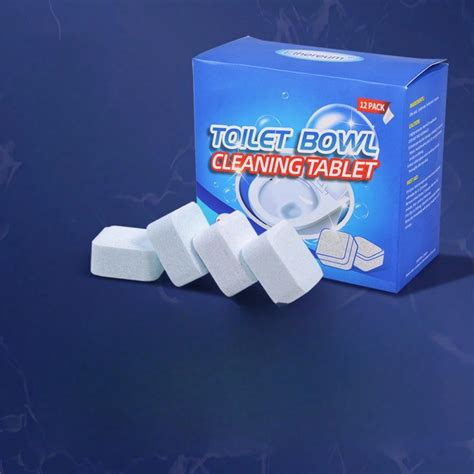 Tablettes effervescentes de nettoyage de toilettes, nettoyant ménager ...