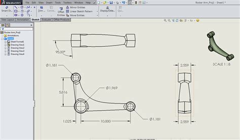 Image result for SolidWorks Part Drawing