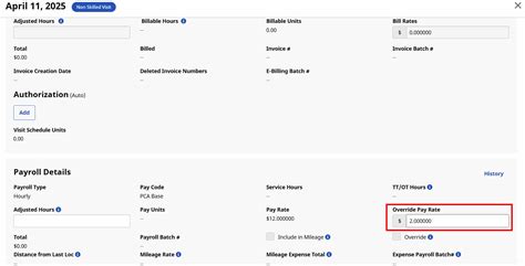Bulk Pay Rate Adjust