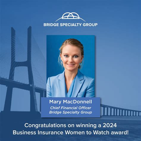 Bridge Specialty Group on LinkedIn: #bi_womentowatch #bi_w2w # ...