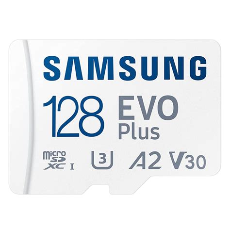 SAMSUNG Evo Plus MicroSDXC Class 10 130 MB/s Memory Card (With Adapter ...