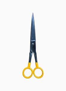 Diamond Hair Cutting Scissors Casting Iron with PVC Rubber Handle 7 ...