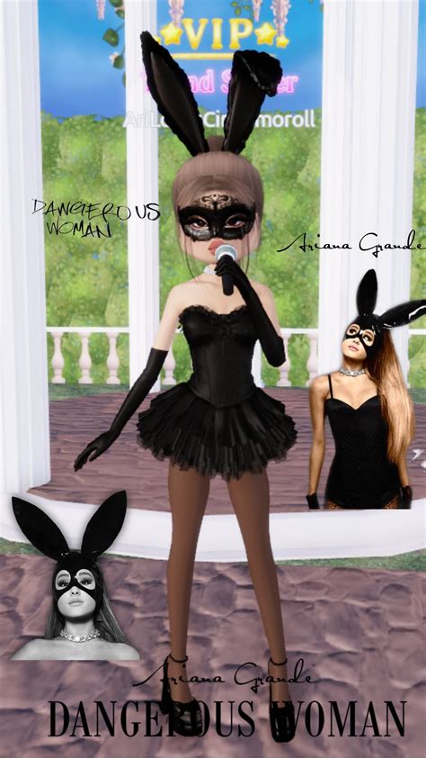 Ariana Grande Dangerous Woman DTI Outfit !! ☆🖤 in 2025 | Ariana grande ...