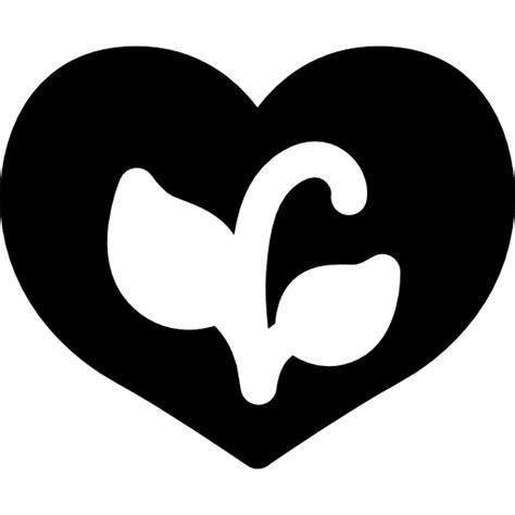 Ecologic Heart - Free shapes icons